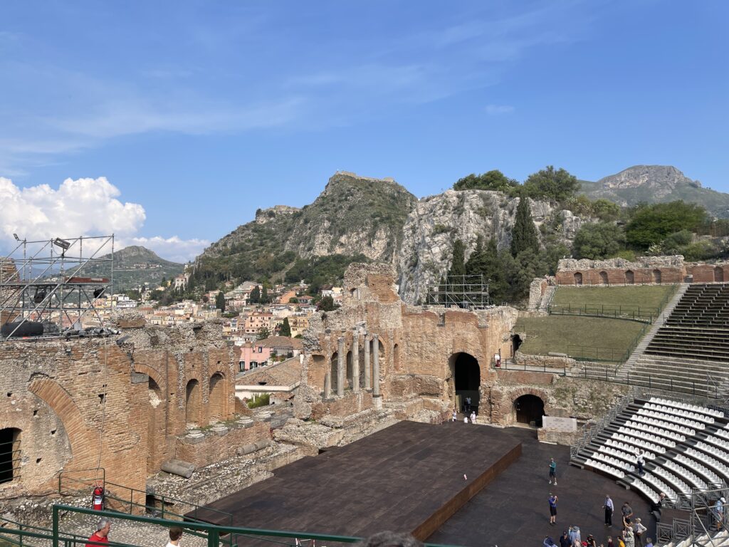 Ancient Greek amphitheater at Taormina 